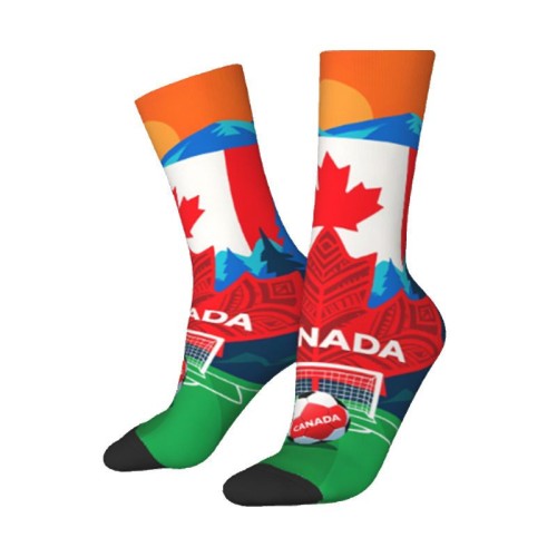 World Cup fan socks for USA, Canada, and Mexico